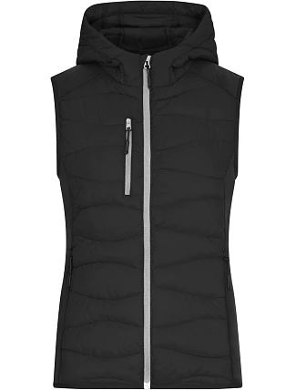 Daiber JN 1327 Dámská strečová fleecová vesta 02.1327 black/black