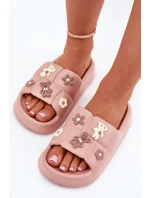 Pěnové Pantofle S Připínáčky Růžové Redienna
