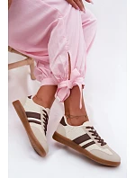 Dámské tenisky s pleteným vzorem hnědé Selvelin