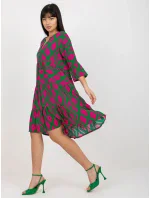 Šaty D73771M30214G zelená
