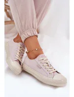 Dámské tenisky Big Star – světle růžové
