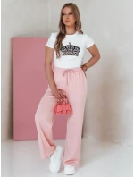 Dámské tričko s korunkou BLINGESSO bílé FashionStreet RY2878