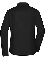 Daiber JN 681 Mikro keprová halenka s dlouhým rukávem 02.0681 black