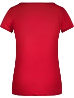 Daiber 8001 Dámské tričko z bio bavlny 02.8001 red Daiber 8001 Dámské tričko z bio bavlny 02.8001 red