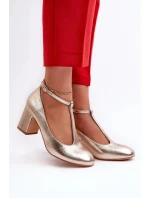 Dámské lodičky 834283 zlaté - Mascara Dámské lodičky 834283 zlaté - Mascara