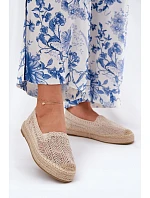 Dámské espadrilky 17392 béžové - Vincenza