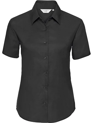 Russell Athletic 933F Halenka Oxford s krátkým rukávem 11.933F black Russell Athletic 933F Halenka Oxford s krátkým rukávem 11.933F black