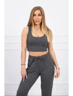 Grafitová souprava top+kalhoty Grafitová souprava top+kalhoty