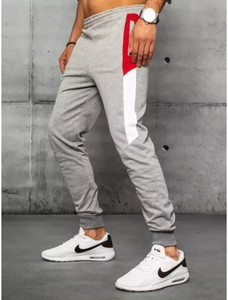 FashionStreet pánské světle šedé tepláky UX3204 FashionStreet pánské světle šedé tepláky UX3204