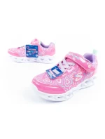 Skechers S Lighs-Heart boty pro dívky sportovní pohodlné LED