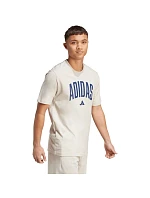 Pánské tričko adidas Collegiate Lineage beige JM6415 pánské