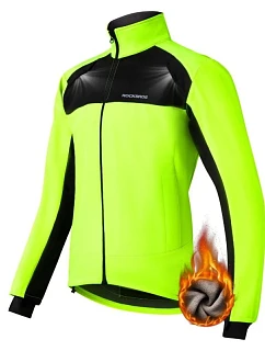 Pánská bunda Rockbros YPW055 černá-fluorescenční XL