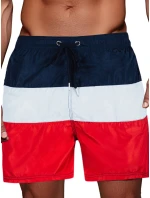 Pánské tmavě modré a šedé plavecké šortky FashionStreet SX2516