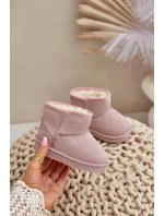 Dětské Zateplené Kotníkové Sněhule Růžové Gooby Dětské Zateplené Kotníkové Sněhule Růžové Gooby