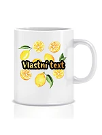 Personalizovaný klasický bílý keramický hrníček 300 ml s letním ovocem Personalizovaný klasický bílý keramický hrníček 300 ml s letním ovocem
