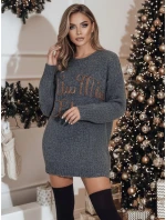 Dámský svetr MIU MIU v jedné velikosti, grafitový FashionStreet MY2348