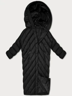 Černá zimní bunda netopýřího typu Minority (P3-6026-1)