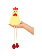 SEDÍCÍ SLEPICE 18CM JARNÍ DEKORACE