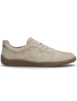 Pánské semišové béžové kožené polobotky Rieker 08300-62