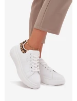 Dámské tenisky na platformě Big Star – bílé