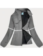 Tmavě šedá tenká mikina se zipem (20325) Tmavě šedá tenká mikina se zipem (20325)