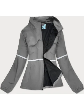 Tmavě šedá tenká mikina se zipem (20325) Tmavě šedá tenká mikina se zipem (20325)