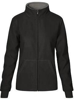 Promodoro 7985 Dámská dvojitá fleecová bunda 40.7985 graphite/light grey