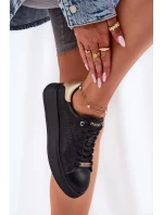 Dámské tenisky z ECO kůže Big Star – černé