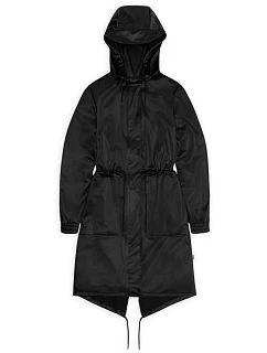 Dámský nepromokavý kabát W3 18550 84 černý - Rains