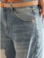 Dámské džínové kalhoty s dírami DEMARIP modré FashionStreet UY2486