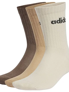 Ponožky adidas Linear Crew Socs Cushioned 3 páry IZ0106