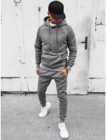 FashionStreet pánské tmavě šedé tepláky AX0624