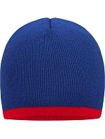 Daiber MB 7584 Pletená čepice s kontrastním lemem 03.7584 royal/red Daiber MB 7584 Pletená čepice s kontrastním lemem 03.7584 royal/red