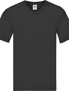 Fruit of the Loom Original V-Neck T Pánské tričko s výstřihem do V 16.1426 black