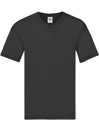 Fruit of the Loom Original V-Neck T Pánské tričko s výstřihem do V 16.1426 black Fruit of the Loom Original V-Neck T Pánské tričko s výstřihem do V 16.1426 black