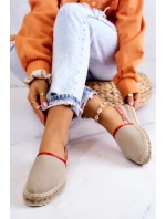 Nazouvací espadrilky Big Star JJ274879 Béžová Nazouvací espadrilky Big Star JJ274879 Béžová