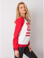 Mikina DS BL 1111.06P bílá a červená Mikina DS BL 1111.06P bílá a červená