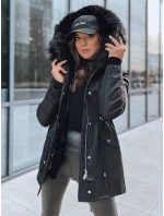 Dámská zimní bunda parka GARNET černá FashionStreet TY3957 Dámská zimní bunda parka GARNET černá FashionStreet TY3957