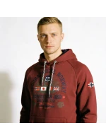Mikina Geographical Norway DB 100 M WZ3006H/GN-Burgundy pánské