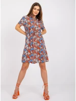 Šaty D73781M30312A hnědé