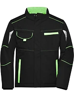 Daiber JN 853 Pracovní zimní softshellová bunda - Color 02.0853 black/lime green Daiber JN 853 Pracovní zimní softshellová bunda - Color 02.0853 black/lime green