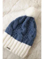 Paris fleecová čepice K212 denim+white Paris fleecová čepice K212 denim+white