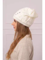 Dámská čepice Larisa K395 ecru Dámská čepice Larisa K395 ecru