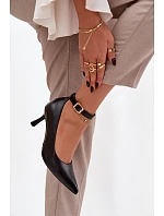 Dámské lodičky s páskem 2752 černé - Sweet Shoes