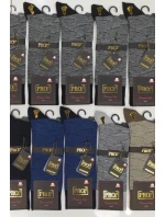 PÁNSKÉ KOMBINOVANÉ BAVLNĚNÉ PONOŽKY PRO 16149 41-44 MIX