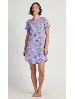 Dámská noční košile s krátkým rukávem Alžběta Dámská noční košile s krátkým rukávem Alžběta