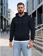 Pánská mikina s kapucí a potiskem ORIGINALS, tmavě modrá, FashionStreet NX5151BX Pánská mikina s kapucí a potiskem ORIGINALS, tmavě modrá, FashionStreet NX5151BX