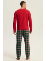 Pyžamo Henderson 43459 Nougat long/r M-3XL