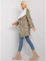 Dámský kabát DHJ PL 6022A.26X khaki Dámský kabát DHJ PL 6022A.26X khaki