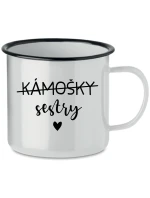 KÁMOŠKY SESTRY - bílý plecháček 350 ml